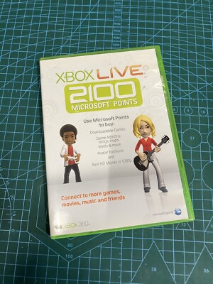 Microsoft Points Xbox 360 Live Cards Xbox LIVE 2100 Points Video