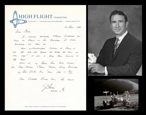 JAMES JIM B IRWIN Autographed Letter - SIGNED NASA Apollo 15 Astronaut Moon 