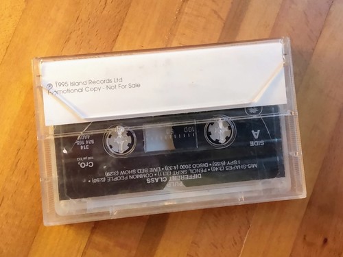 PULP: Different Class 1995 Promo Cassette Tape TESTED Island Adv Britpop RARE - Picture 4 of 15