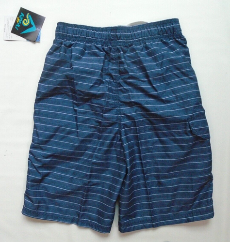 NWT Kanu Surf Boys Quick Dry UPF 50+ Beach Swim Trunks Navy/White Large 14/16 - Picture 4 of 5