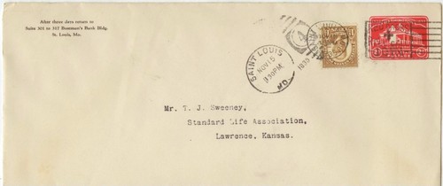 1935 St Louis Missouri 2ct Washington Bi-Centennial PSE uprated 1-1/2ct Harding