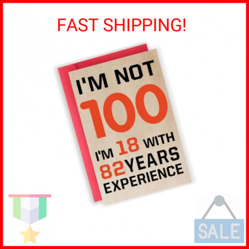 100th Birthday Card Gifts for Men Women, Gifts for 100 Year Old Man Woman, 100th