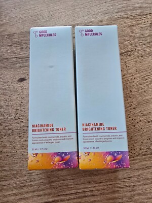 Good Molecules Niacinamide Brightening Toner 1 Oz 2 pack