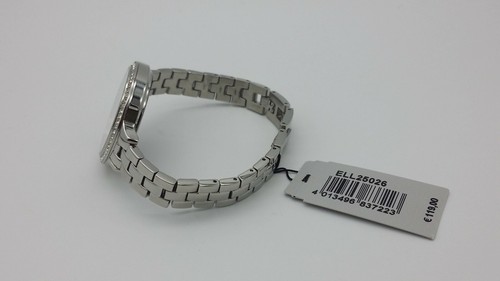 TK Maxx ELLE Ladies OPERA Silver Tone Stainless Steel Bracelet Quartz Watch - Picture 7 of 7