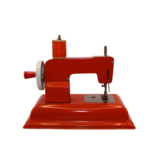 Rare Regina Child's Sewing Machine from the 1940s/50s - Vibrant Orange - Vintage - Picture 6 of 11