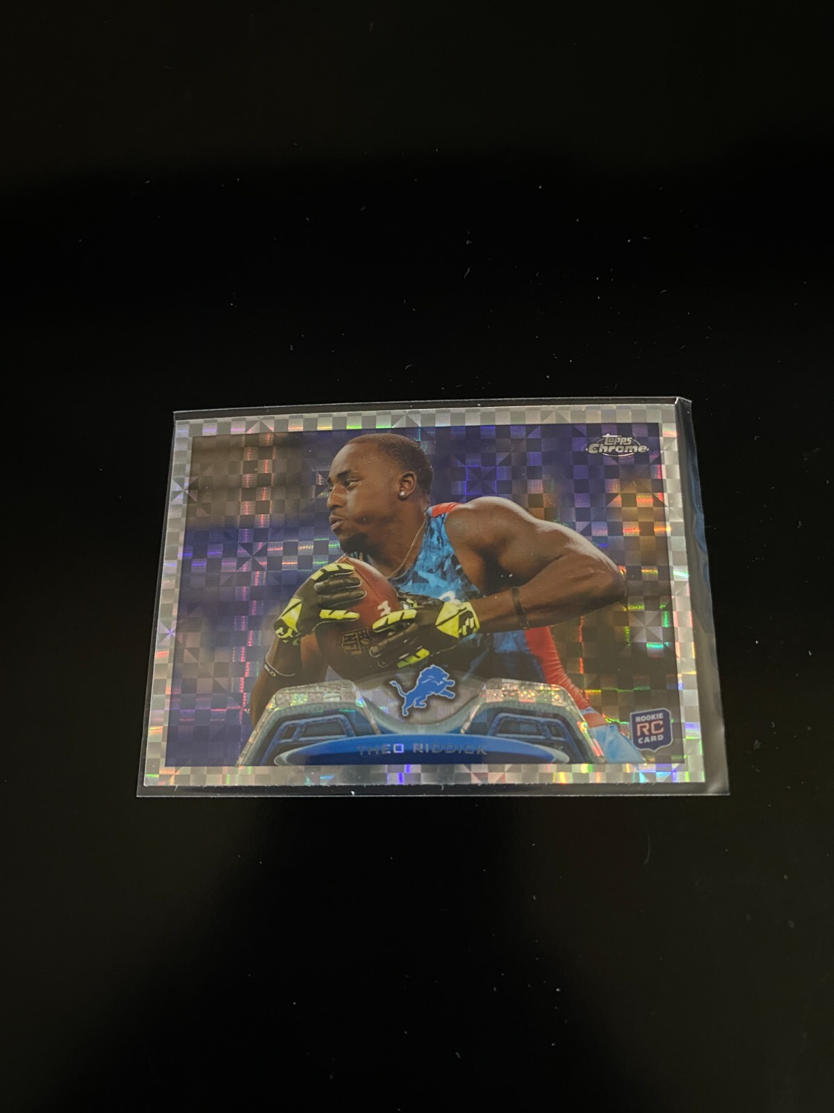 Theo Riddick 2013 Topps X-fractor RC Football Card Lions 93 PWE | eBay