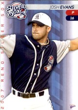 2007 Reno Silver Sox Multi-Ad #8 Josh Evans Goose Creek South Carolina SC Card