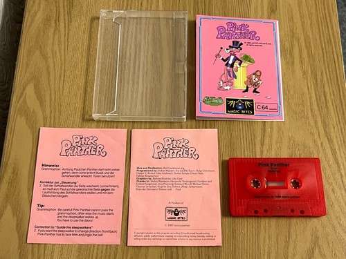 Gremlin Pink Panther Commodore 64 Cassette - Working -👽👾Retro Gift Idea👾👽