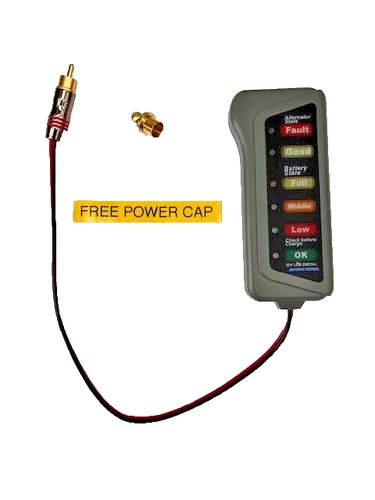 Battery Checker for Angling Technics Technicat Bait Boat & Gold Protection Cover