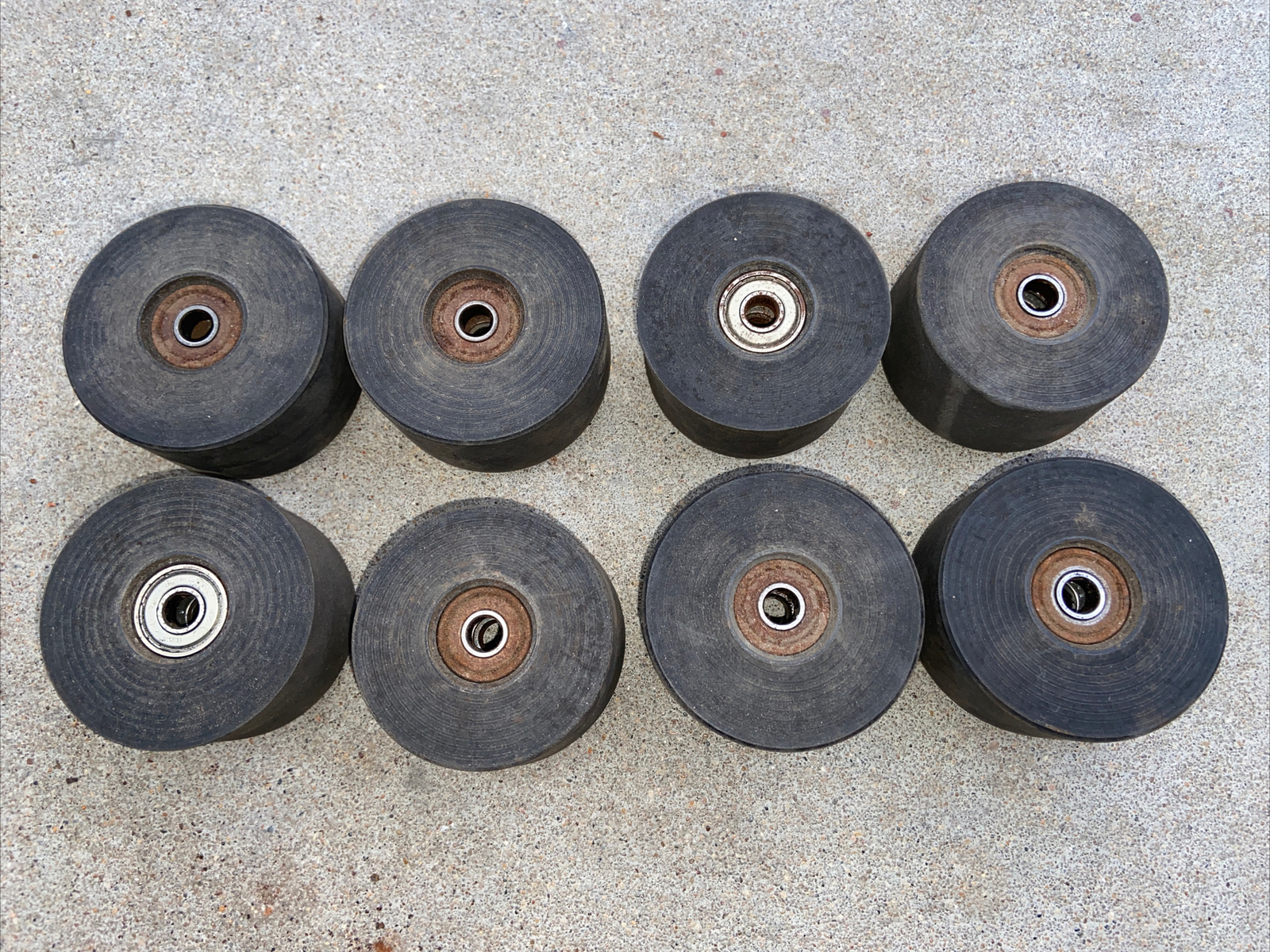 Vintage Black 62mm Kryptonics Kryptos Wheels Roller Skate Skateboard