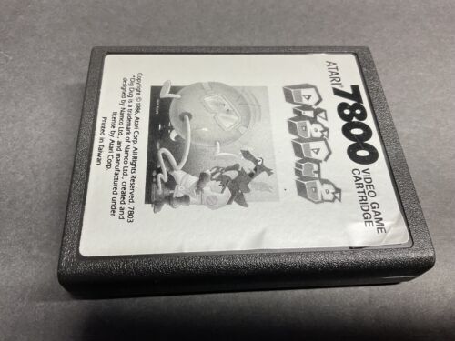 Atari 7800 Dig Dug Game and Manual Tested - Picture 7 of 9