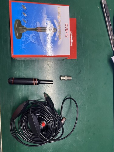 Antenne mit Verstärker DVBT2 36Dbi+ HDTV Zimmerantenne für Fernseher +5M Kabel - Bild 10 von 14