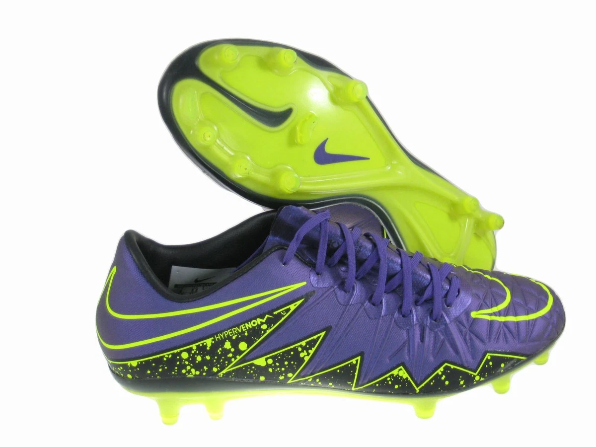 Nike Men s Hypervenom Phinish FG Soccer Cleats SZ 6 Hyper Grape 749901 550 BOOT