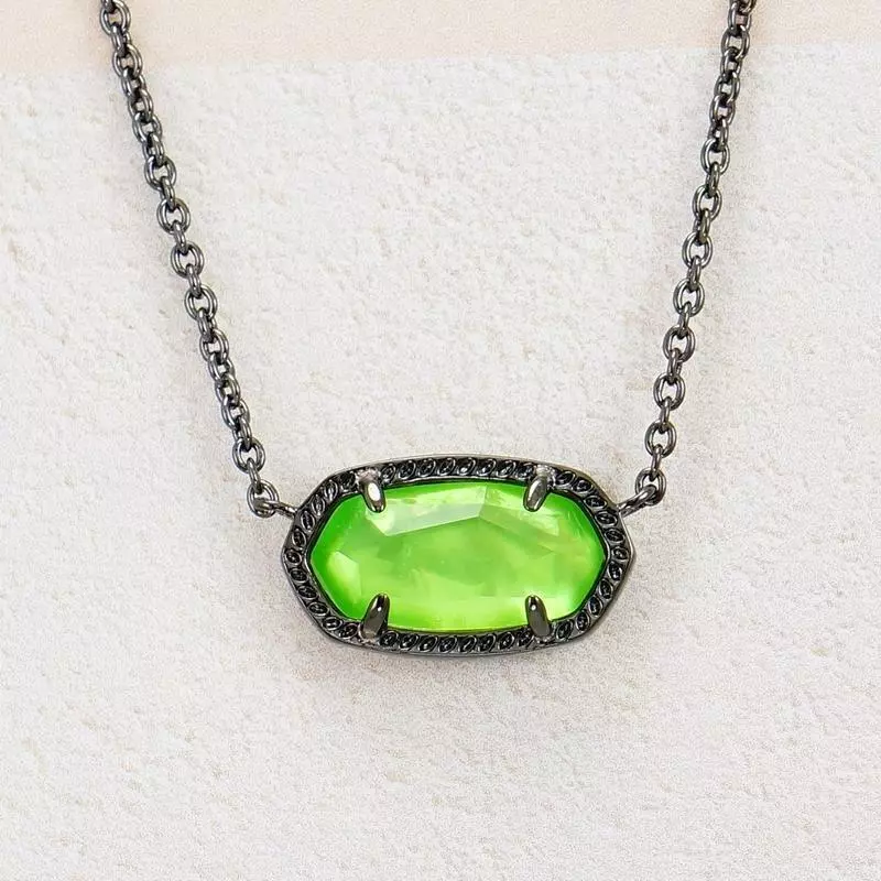 Kendra scott on sale gunmetal necklace