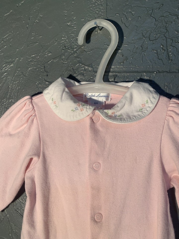 Vintage Ralph Lauren Baby Girl Sleeper Size 6 Months eBay