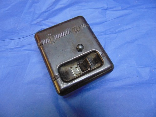 Switch Bakelite Master On Off Steam Punk Bill Crown Vintage 621 (FREE UK POSTAGE - Picture 2 of 5