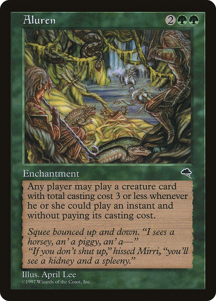 Aluren X (1) MTG Tempest EX/NM - 4RCards | eBay