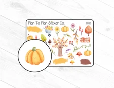 2838~~Autumn Deco Planner Stickers.