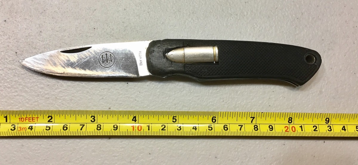 Rare Vintage Beretta Seki Japan Bullet Folding 3 Arrow Logo Rare Vintage Beretta Seki Japan Bullet Folding 3 Arrow Logo