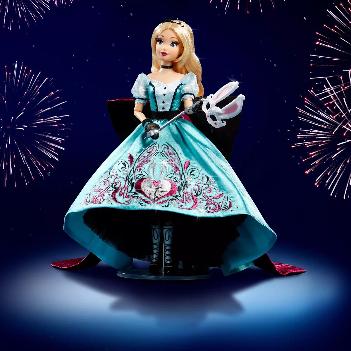 2024 D23 Disney Alice In Wonderland Designer Dolls Midnight