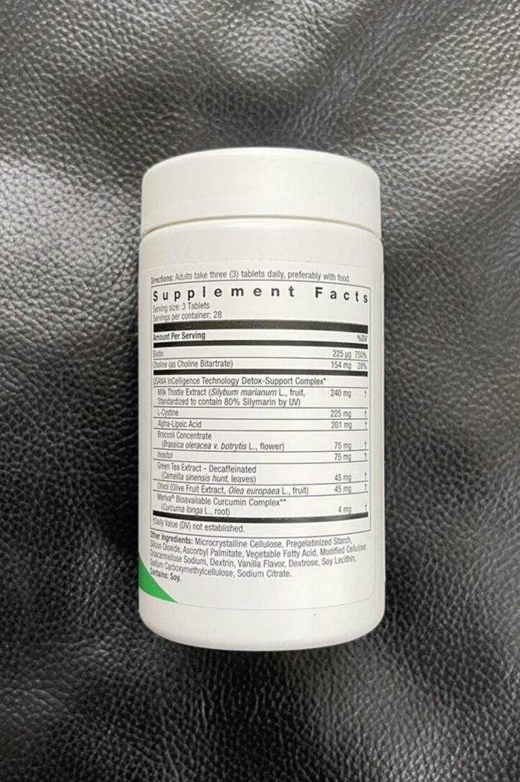 2 Pack USANA Hepasil DTX (84 tablets/bottle) New/Sealed