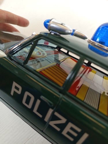 Ichiko Fu Mercedes Benz 250 SE Polizei tin toy battery op. - Foto 18 di 23
