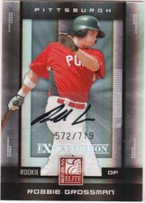 2008 DONRUSS ELITE EXTRA EDITION SIGNATURES ROBBIE GROSSMAN RC AUTO RARE /719