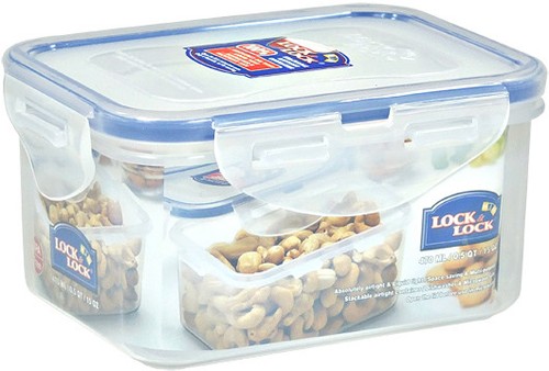 3Pcs Lock & Lock Classic Food Storage Plastic Container Set(470mL x3) - Picture 2 of 5
