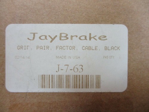 Jay Brake Factor Handle Bar Grips Black Fits 82-19 Harley Davidson Cable Models - Picture 4 of 4