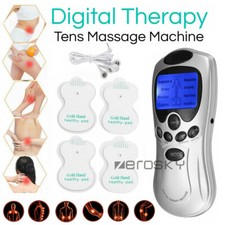 8 Mode Tens Unit Digital Electronic Pulse Massager Therapy Pads Muscle Full Body
