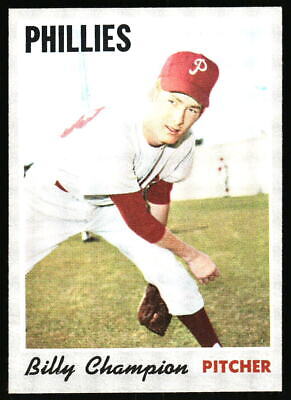 1970 Topps Billy Champion Rookie #149 Philadelphia Phillies 1970 Topps Billy Champion Rookie #149 Philadelphia Phillies