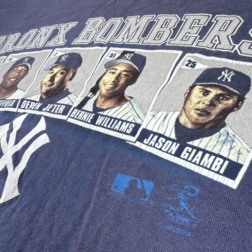 VTG VF Imagewear CSA NYY Yankees Bronx Bombers T-Shirt Jeter A Rod Giambi XL - Picture 4 of 9