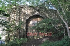 PHOTO  FORMER WEARDALE RAILWAY THE BLOCKED UP ARCH OF THIS BRIDGE. THE ROAD BRID