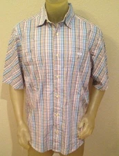 NWT Ecko Unltd. Board Walks SS Woven PLAID Button Shirt w/POCKET Mens Medium M