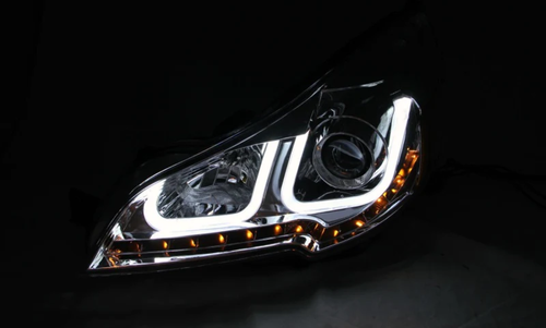 ANZO 111285 Headlight Assembly headlight Set FITS 2010 2014 subaru outback proje - Picture 2 of 8