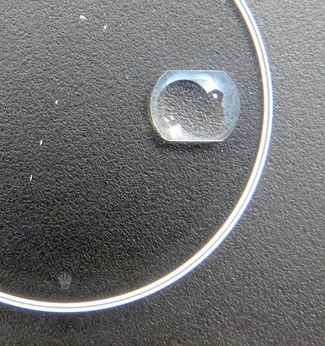 Genuine Rolex Cyclop Sapphire Crystal fits 41mm Datejust Day Date 116300 126300 - Picture 2 of 3