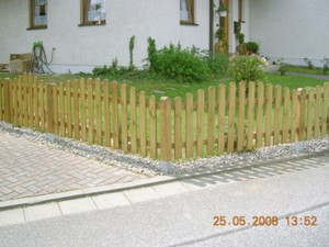 Gartenzaun V2a Verschraubt Zaunfeld Staketenzaun Zaun Holz Holzzaun Oben Ebay