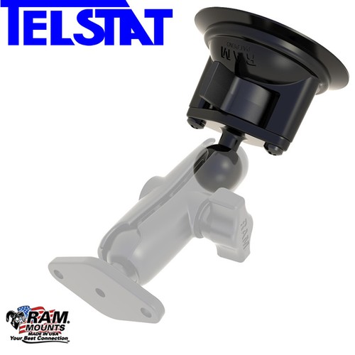 RAM Mount Heavy Duty Windscreen Suction Cup Base - RAM-B-224-1U - Twist Lock - Picture 2 of 2