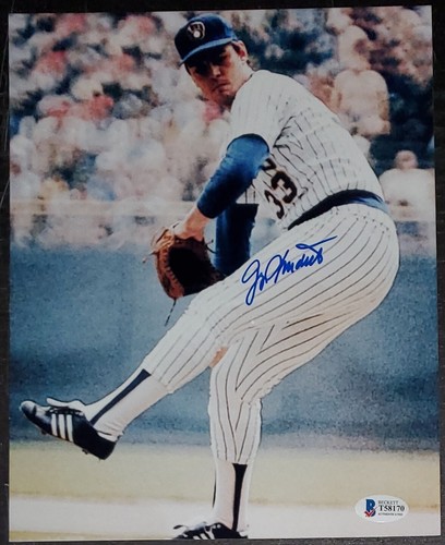 John 'Doc' Medich Beckett COA Milwaukee Brewers MLB Autograph 8x10