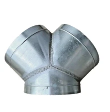16” Y-Duct connector NEW, HVAC Galvanized - FREE SHIPPING