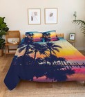 3D Kokosnuss Baum C2253 Bett Kissenbezüge Decke Bettdecke Abdeckung Set Amy 23