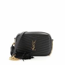 lou matelassé calfskin leather camera bolsa