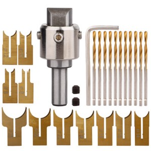 26X Milling Cutter Wooden Beads Drills Carbide Router Bit Blade Woodworking Tool