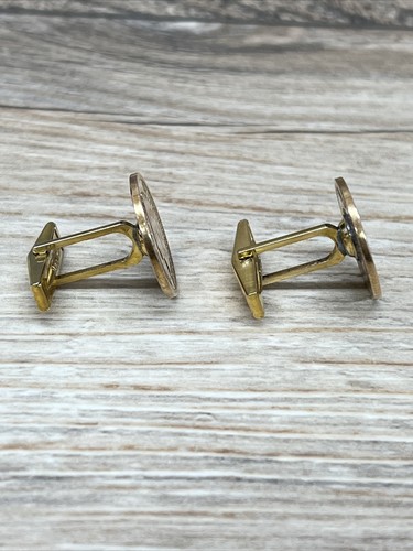 1900 UNITED STATES OF AMERICA INDIAN HEAD PENNY COIN CUFFLINKS - Picture 3 of 5