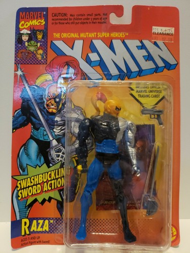 FIGURA DE ACCIÓN DE COLECCIÓN MARVEL TOYBIZ RAZA SIN USAR, EN CAJA 1994 5" X-MEN COMICS PRE LEYENDAS - Imagen 1 de 6