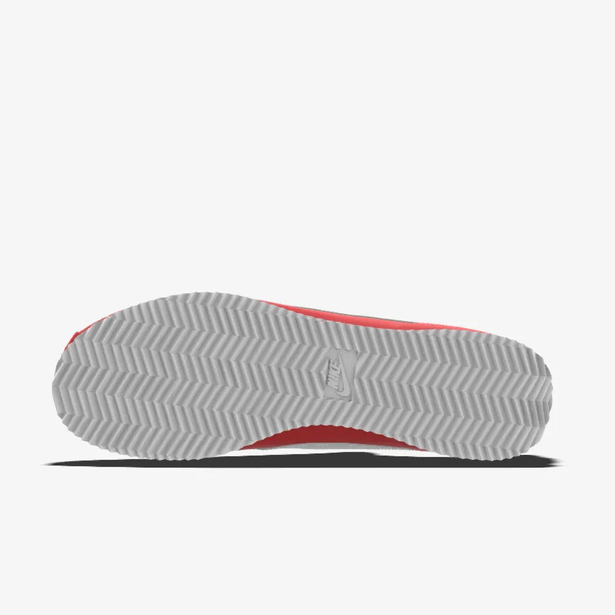 Men's Nike Cortez Prm Leather 2025 Red White Swoosh Nike ID University ...