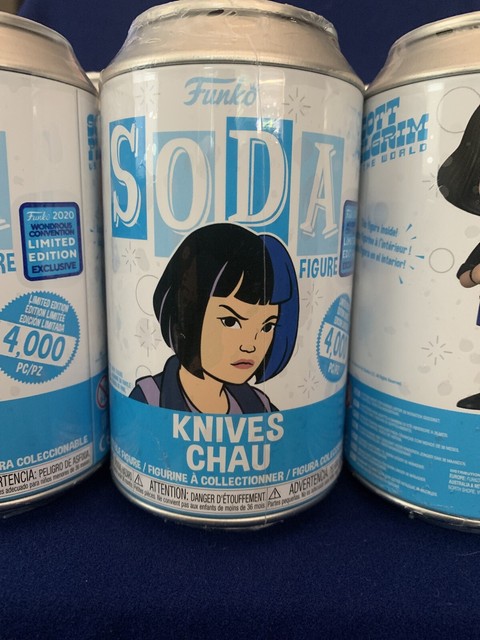 Funko Soda Vinyl Knives Chau From Scott Pilgrim Official Wondercon 1 of 4000 Pcs | eBay