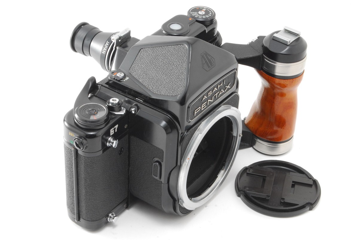 PENTAX】67 TTLファインダー + SMC 67 105mm F2.4 Top MINT
