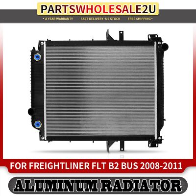 Aluminum Core Radiator with Oil Cooler & Frame for Freightliner FLT B2 Bus 08-11