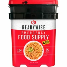 Readywise Survival Bucket Ready Wise Emergency Food Supply 124 Servings 